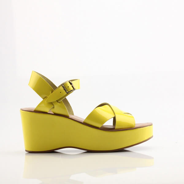 Sandalo giallo donna Kork ease