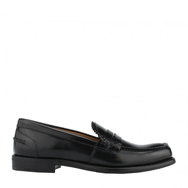 Mocassino nero classico basso da donna