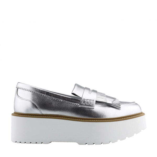 Mocassino estivo da donna con zeppa