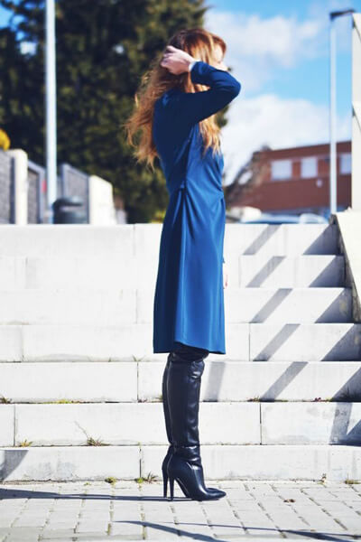 Come abbinare gli stivali blu