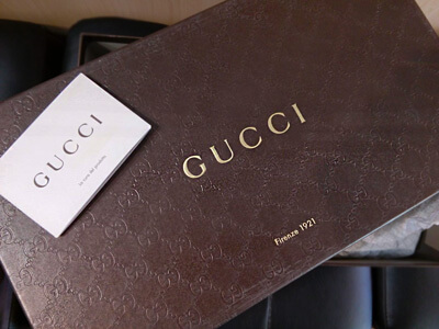 Scatola scarpe originali Gucci