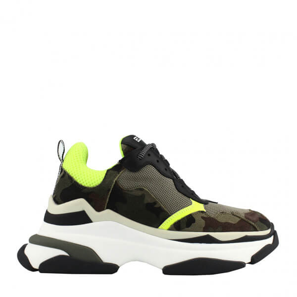 Sneakers Chunky mimetica