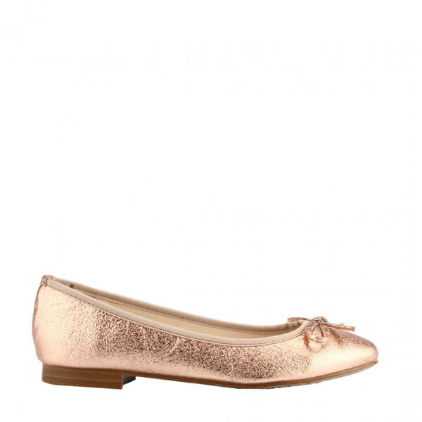 Ballerina donna rosa metallizzata