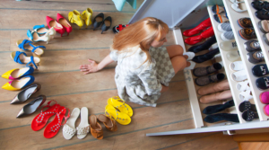 Decluttering scarpe