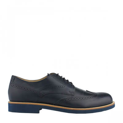 Francesina blu da uomo Tod's a prezzo outlet