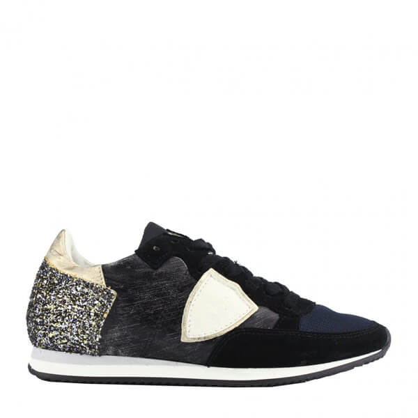 Sneakers nera bassa da donna Philippe Model