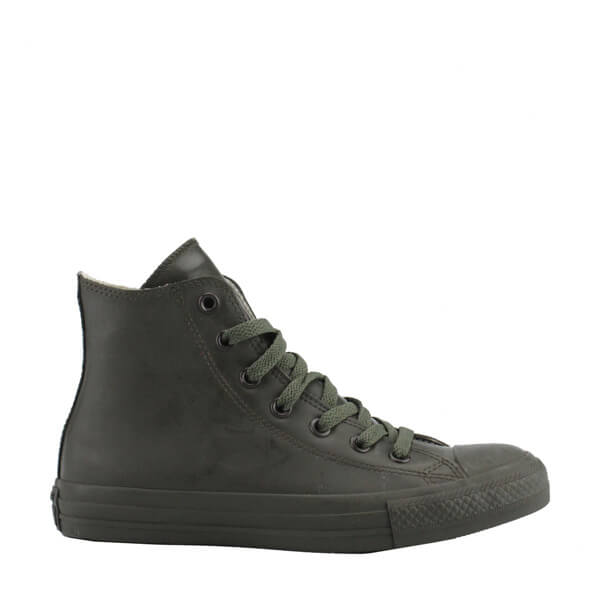 Sneakers alta da uomo verde scuro