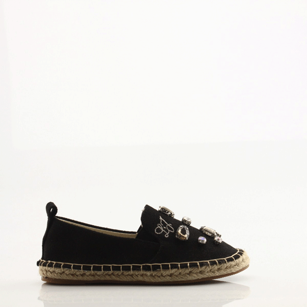 Espadrillas nera da bambina