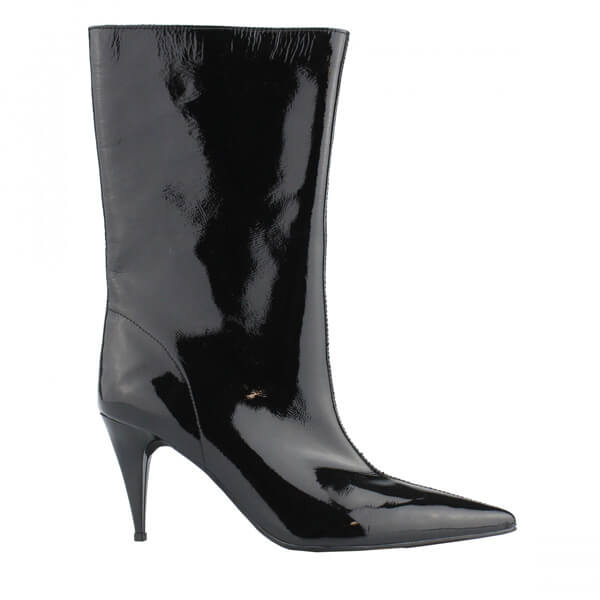 Stivaletto in vernice nera Jeffrey Campbell per ragazze basse