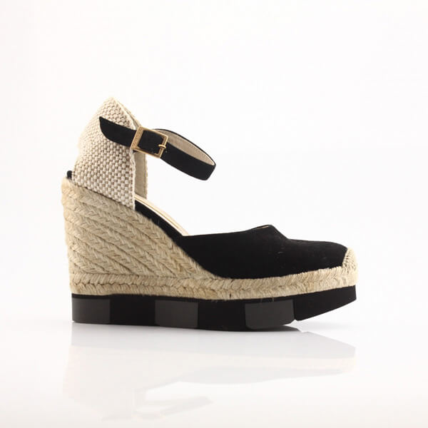 Espadrillas da donna con zeppa alta